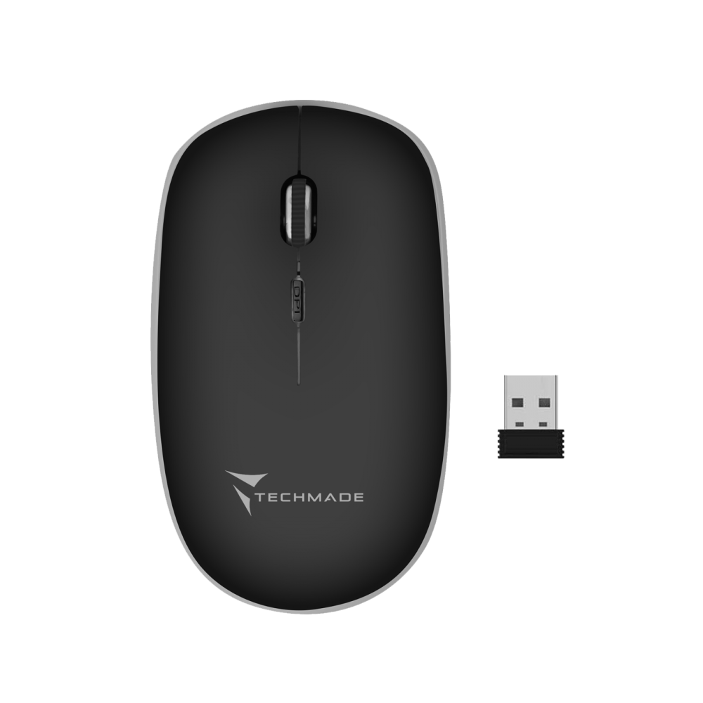 TECHMADE Mouse wireless Black